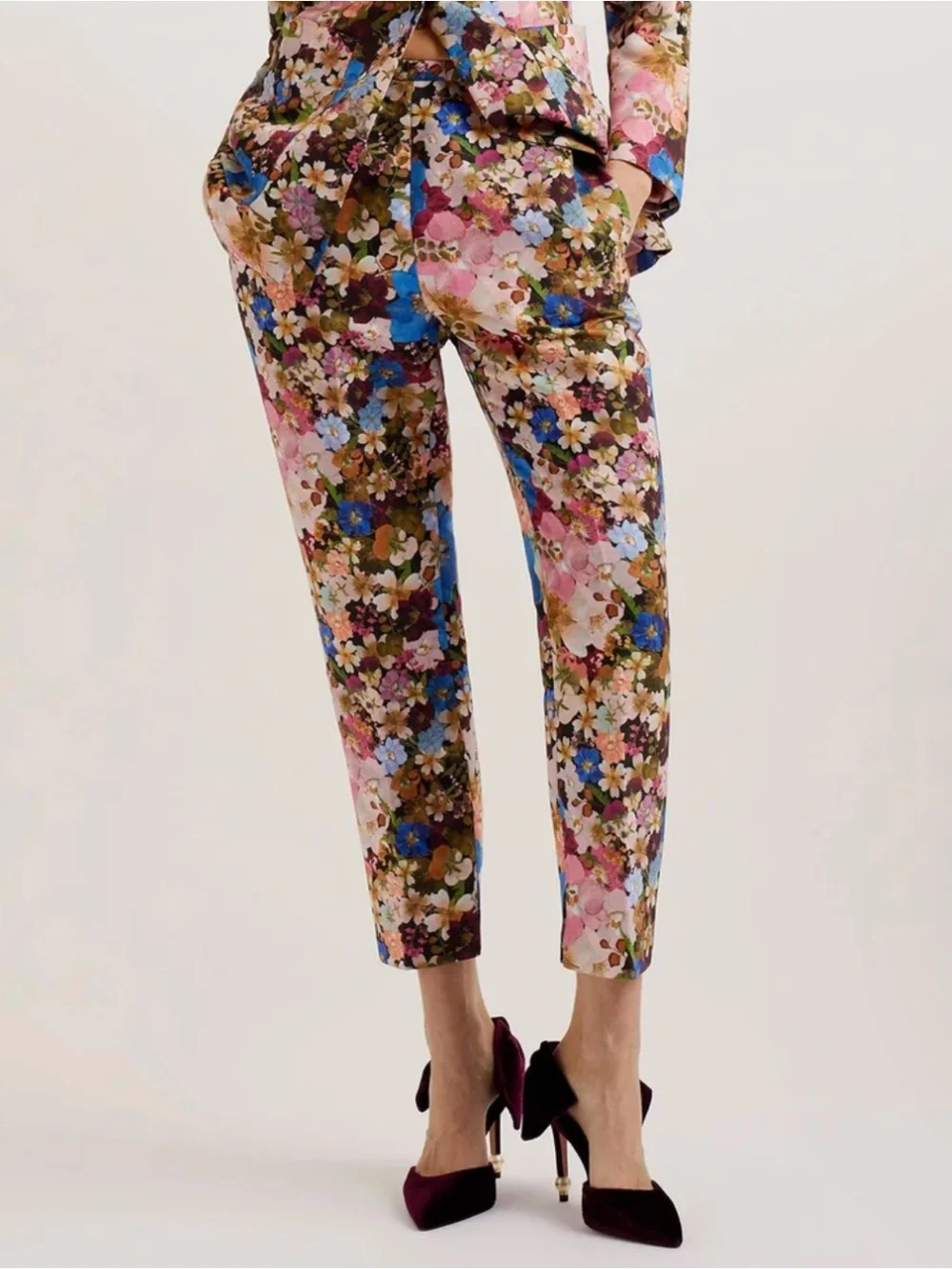 Ted Baker Madonid Floral Print Trousers